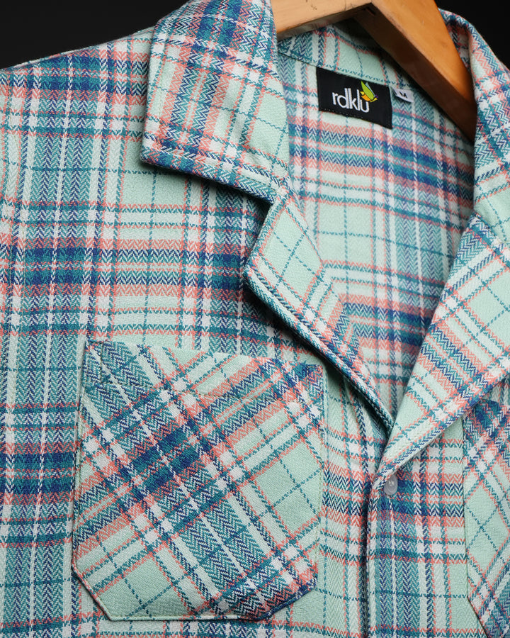 Sleeveless * Flannel Shirt #182