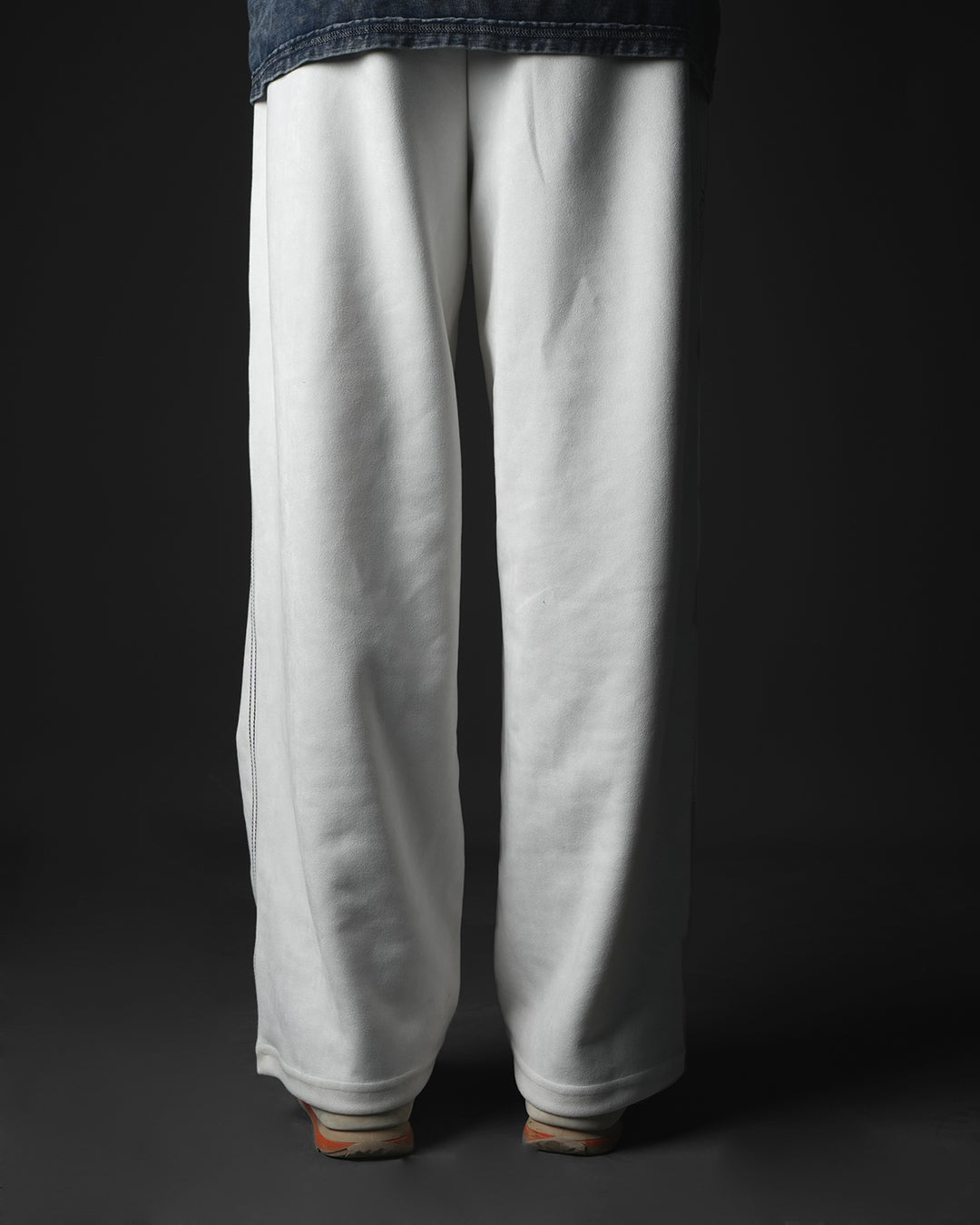SUEDE WIDE LEG JOGGER #57