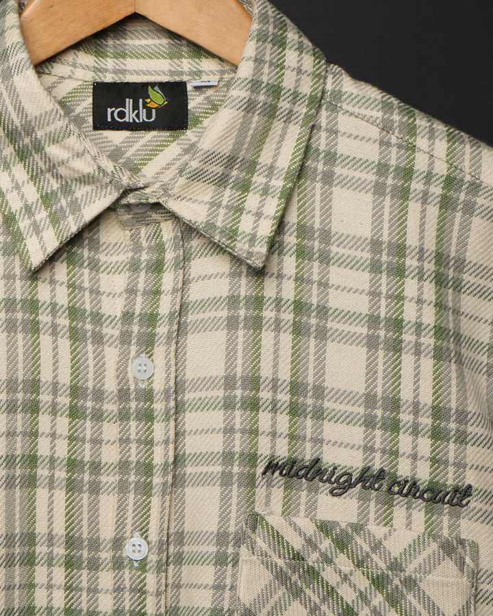 Midnight energy Embroidered Shirt  #195