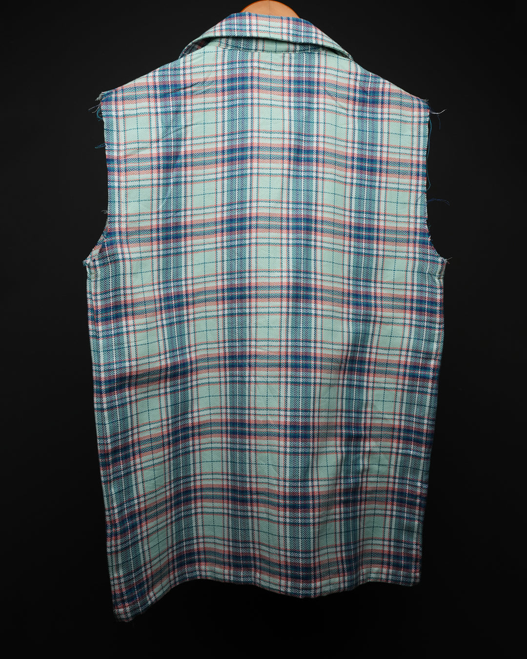 Sleeveless * Flannel Shirt #182