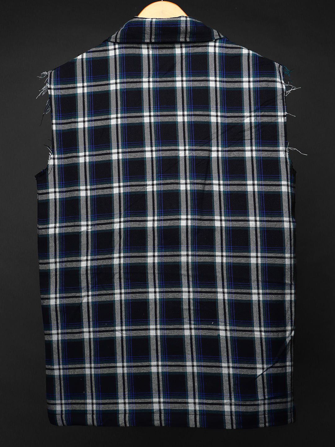 Sleevless * Flannel Shirt #147