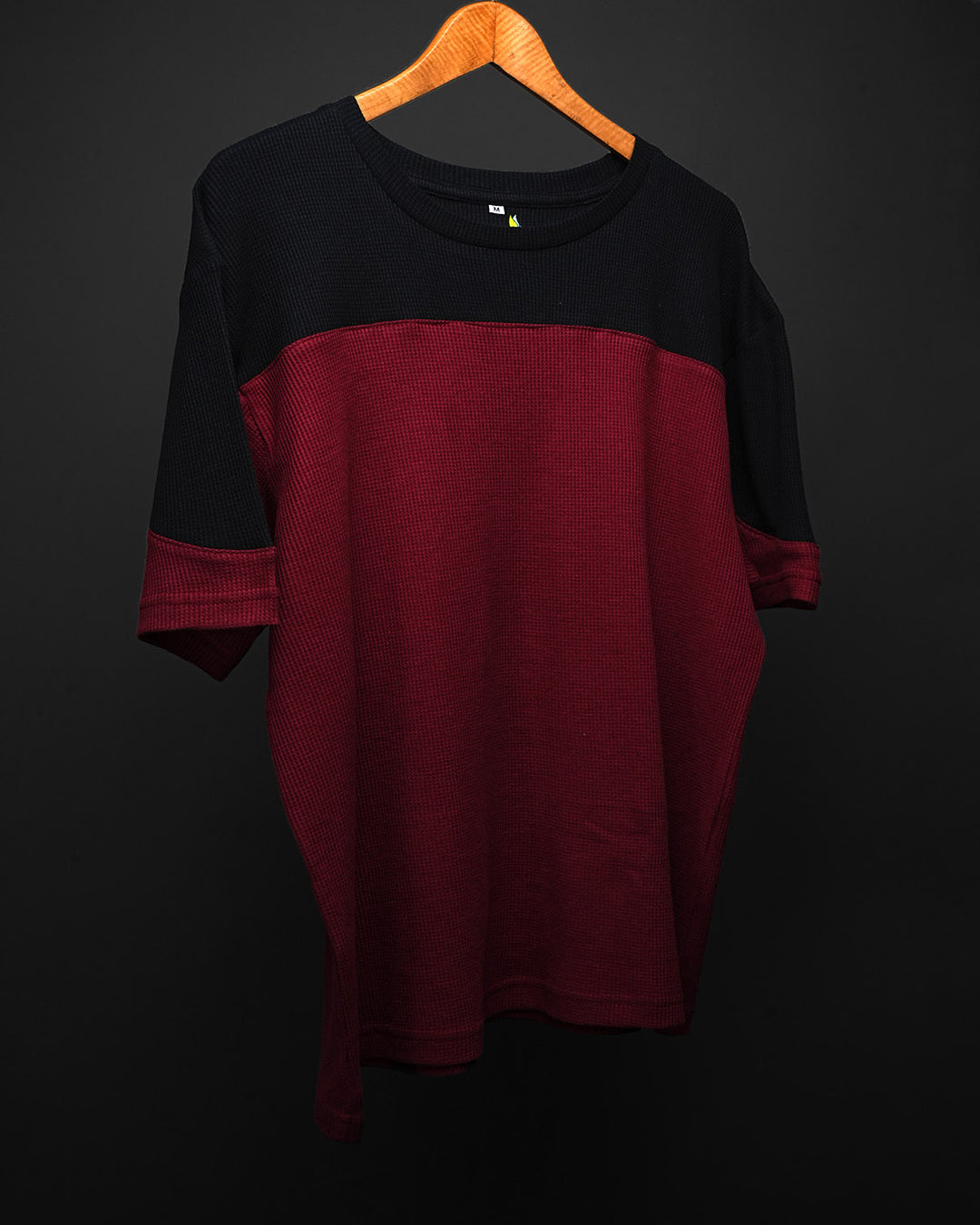 WAFFLE KNIT TEE#1