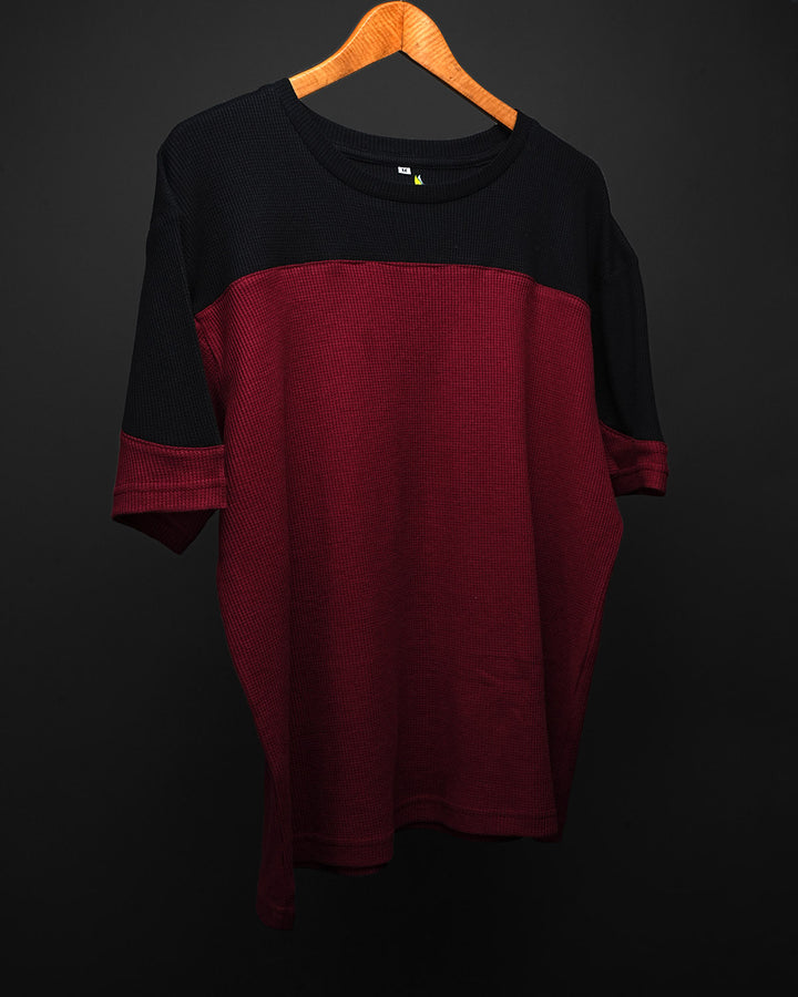 WAFFLE KNIT TEE#1