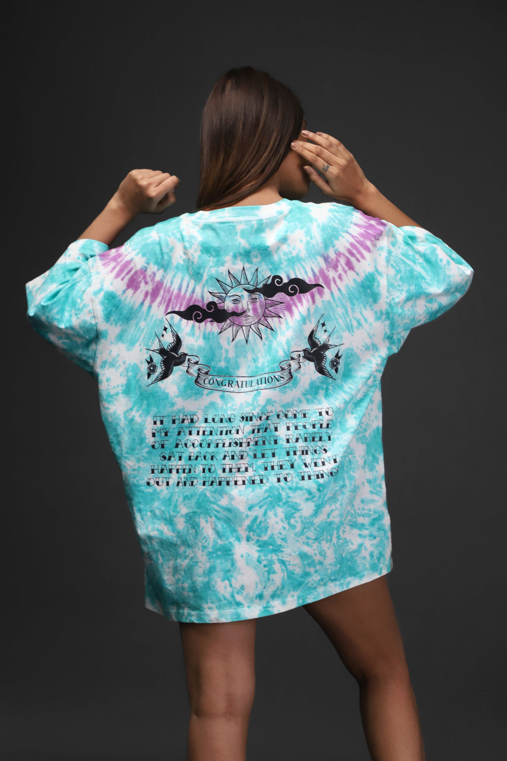 Over Size Tee - Women's Tie Dye Over Size Tee#38