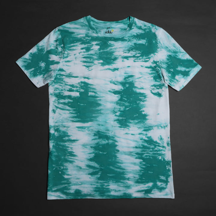 Men Tie And Dyed - Men's  Tie & Dye Co-Ord Tee & Shorts Set#13