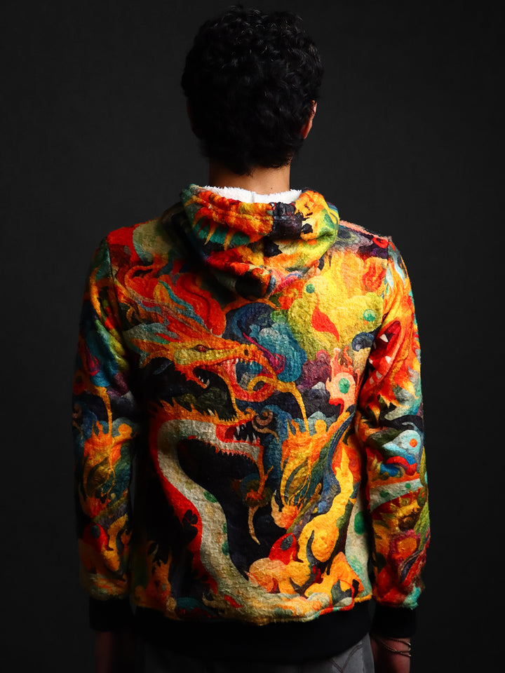 Unisex Printed Fur Hoodie #17