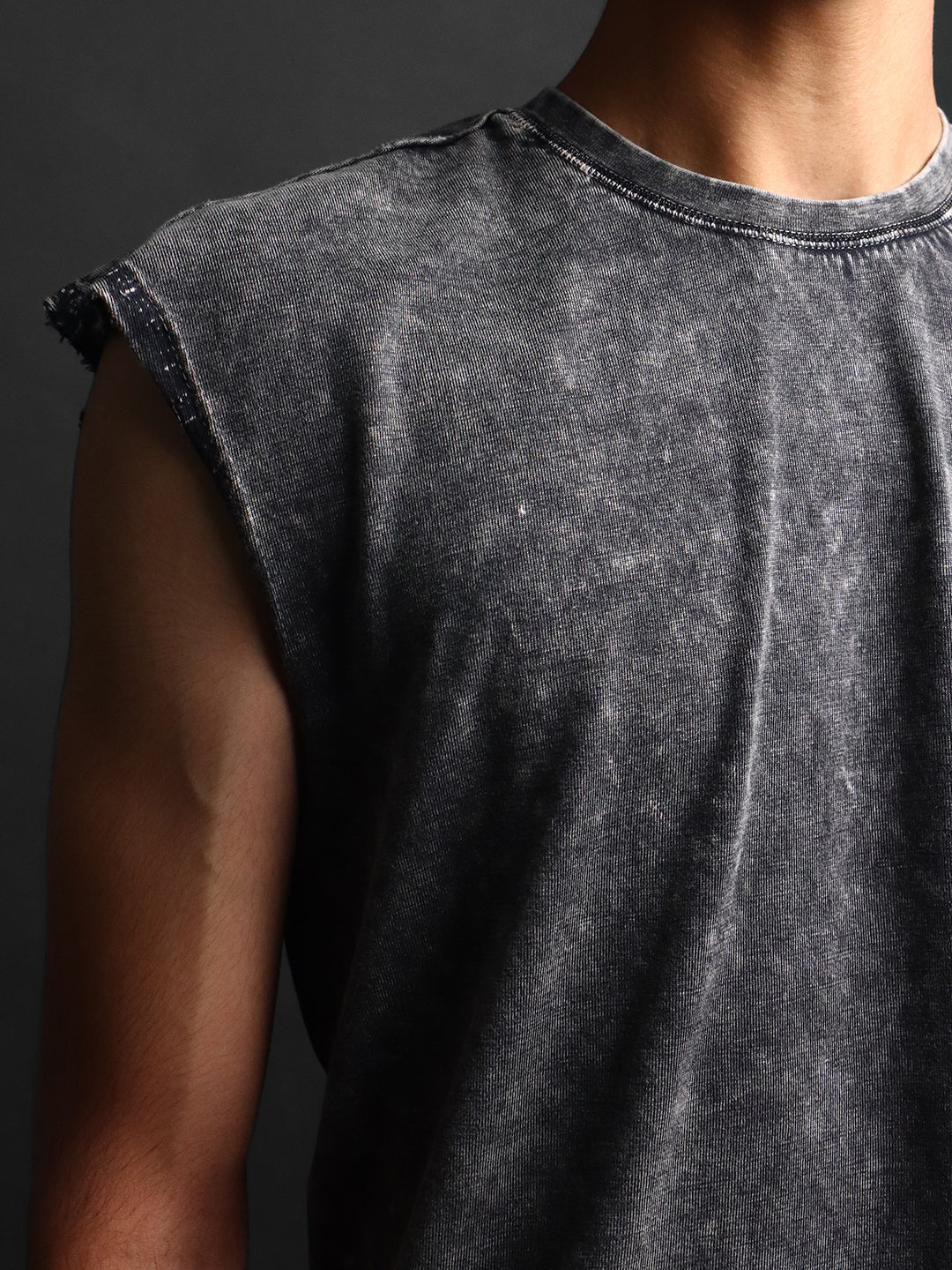WASHED OUT * SLEEVELESS VEST #13