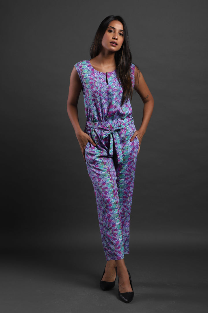 Women Jump Suits - ALPENGLOW PRINTED JUMP SUIT#8