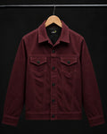Bordeaux Shadow Trucker Jacket #170