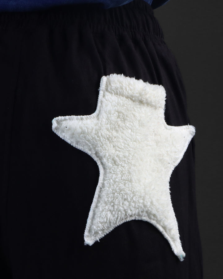 IKON * Black WIDE LEG JOGGER # 56