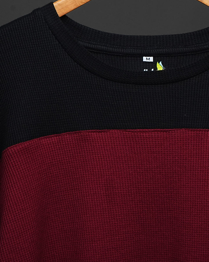 WAFFLE KNIT TEE#1