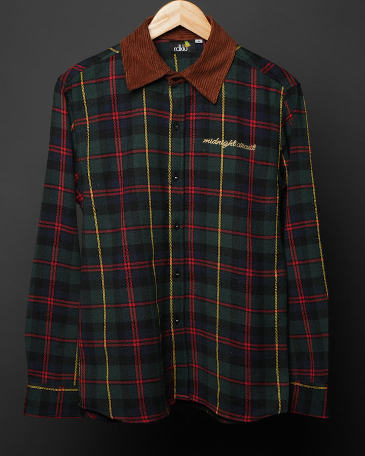 Midnight energy Embroidered Shirt  #196