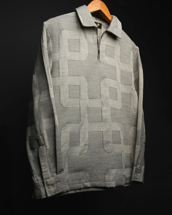 Forma * Jacquard Zipper Shirt #174