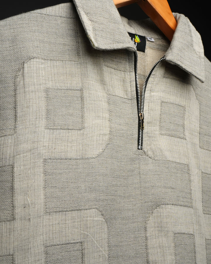 Forma * Jacquard Zipper Shirt #174
