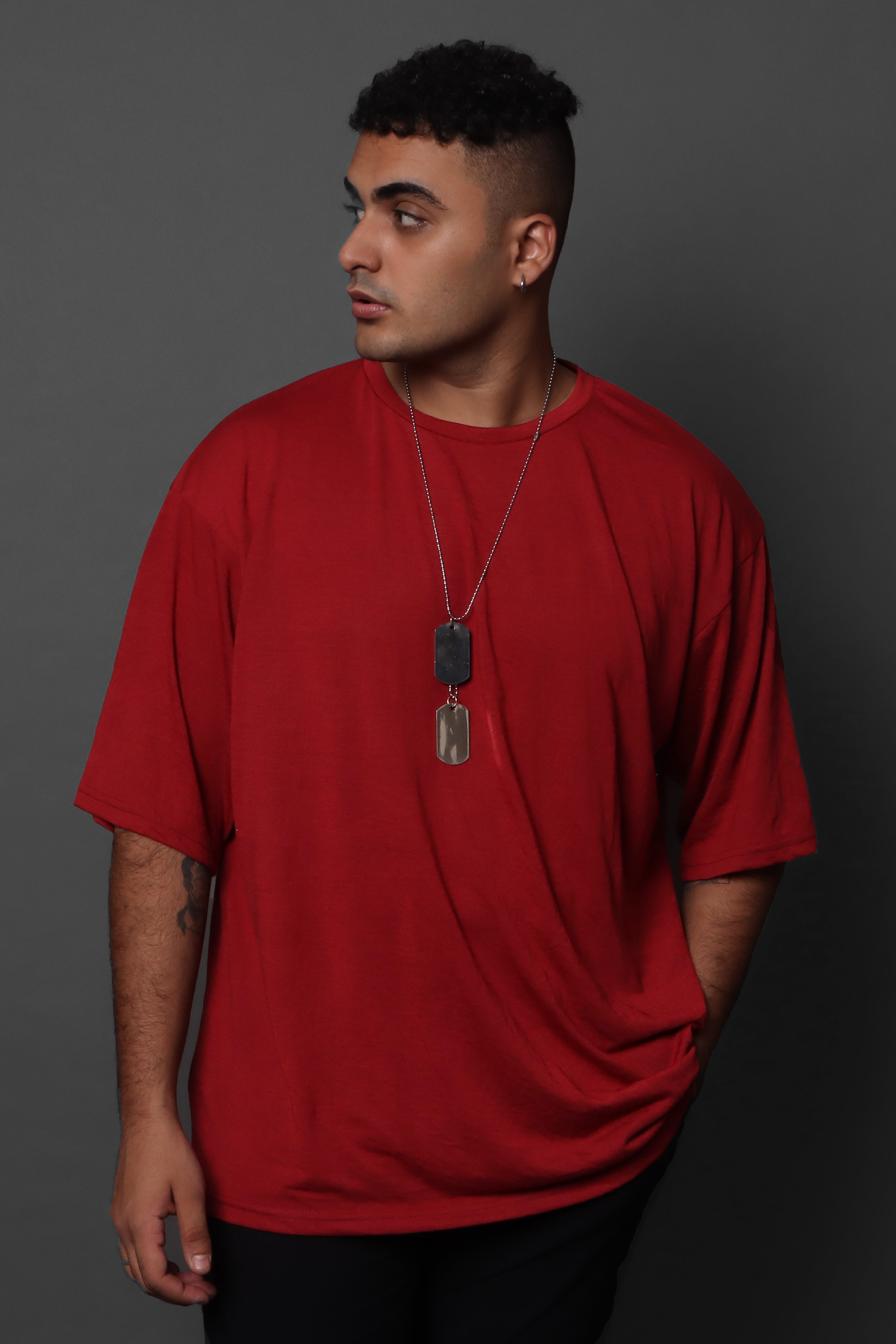 MEN S BASIC OVER SIZE TEE 36