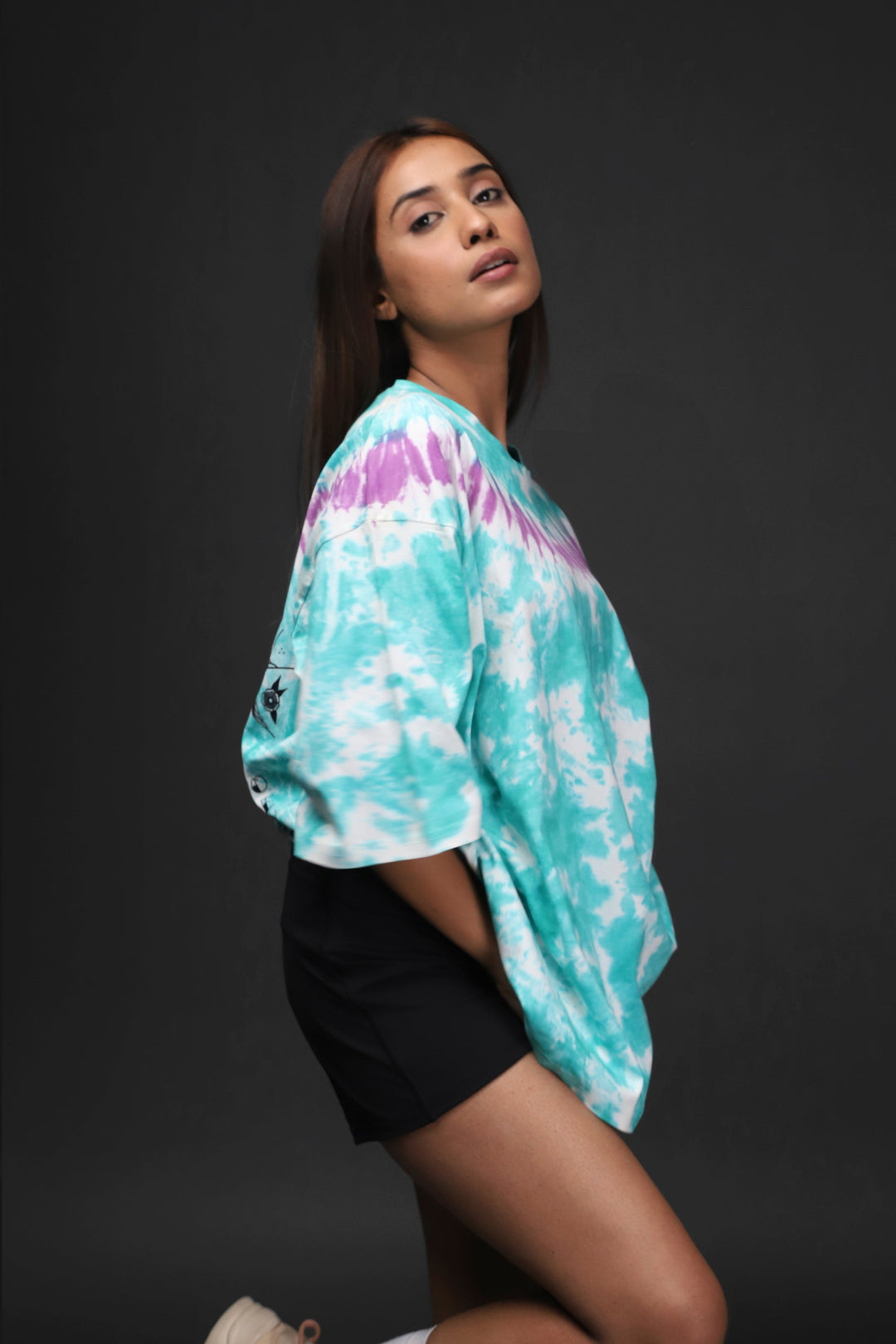 Over Size Tee - Women's Tie Dye Over Size Tee#38