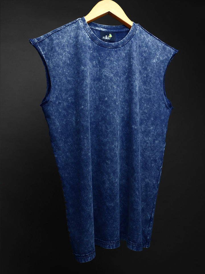 WASHED OUT BASIC * Sleeveless Vest#9