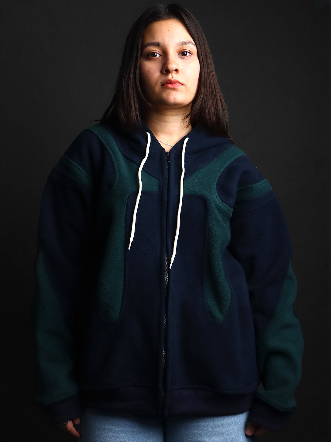 Dualflow Panel Fur Unisex OVER SIZE Hoodie#2