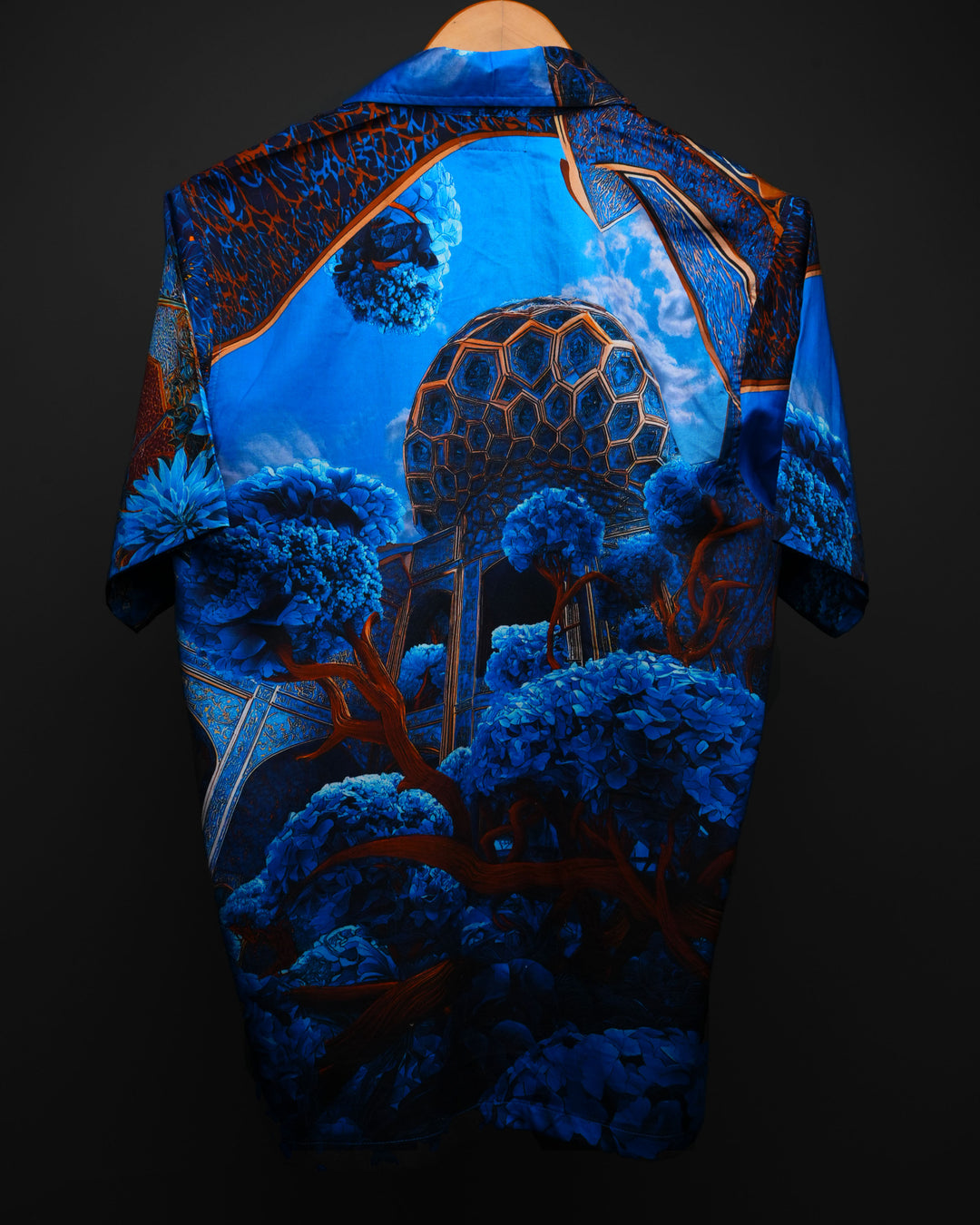 Azure Eden * Printed Zipper Shirt 185