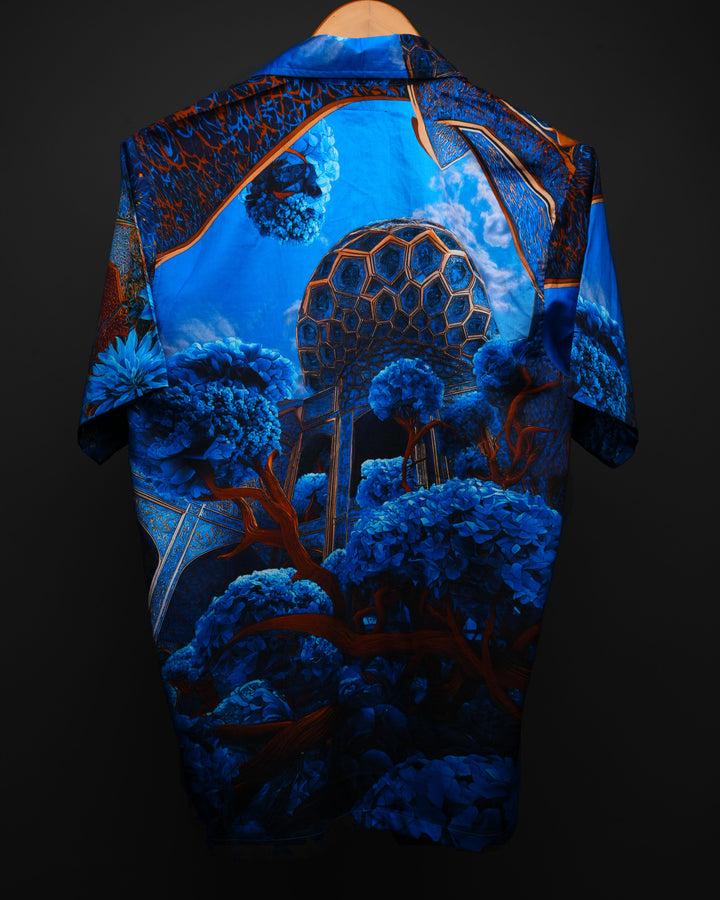 Azure Eden * Printed Zipper Shirt 185