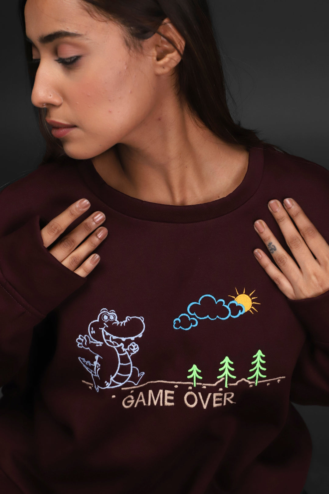 Embroidered Co-ord Set - GAME OVER - Unisex Embroidered Co-ord Set#1