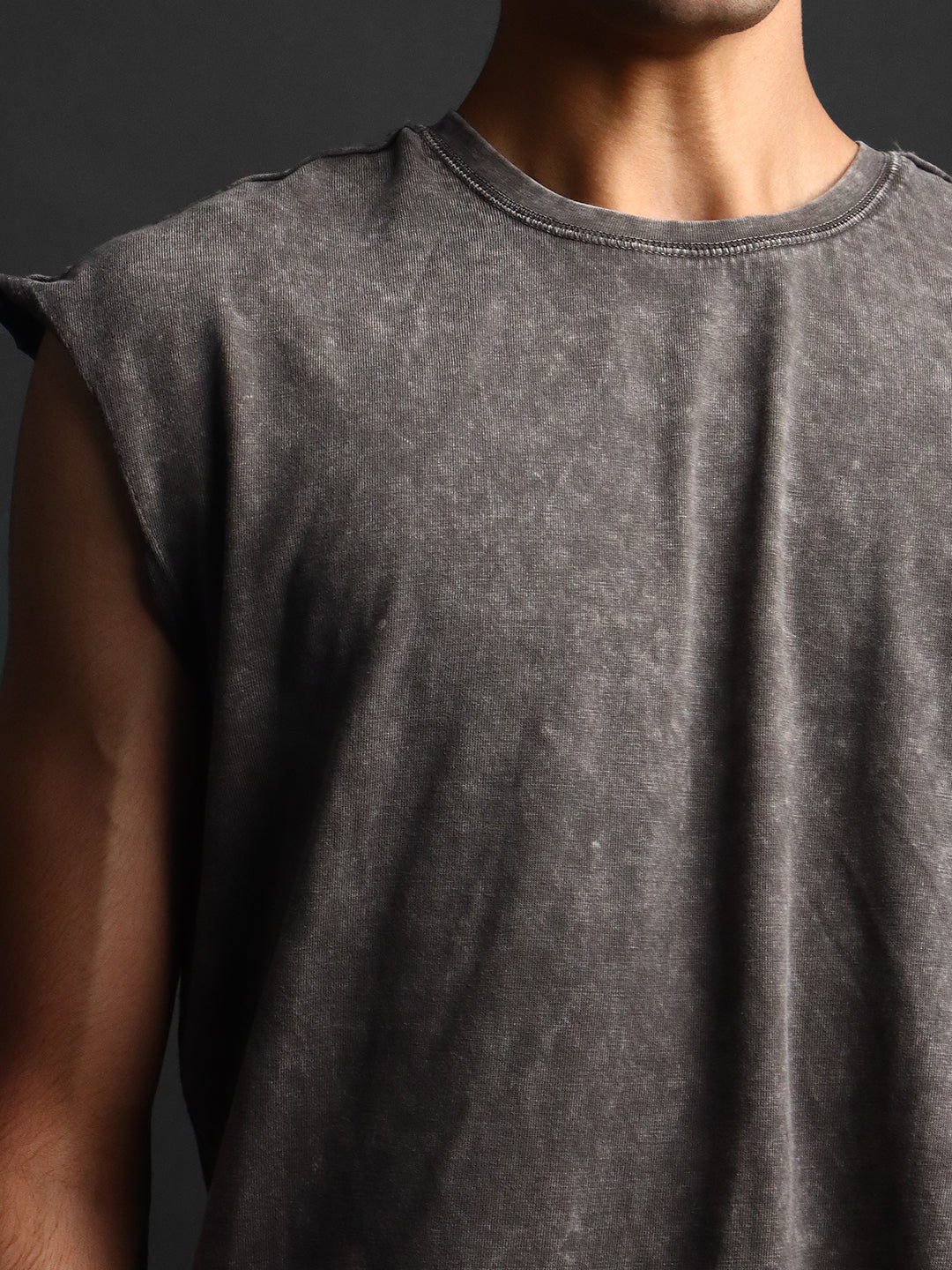 WASHED OUT * SLEEVELESS VEST #14