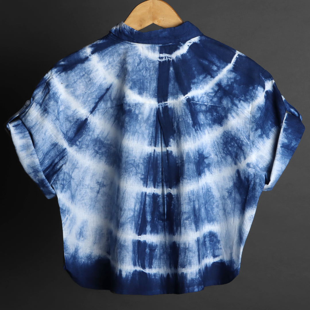 Crop Shirt - RDKLU-TIE & DYE CROP SHIRT#381