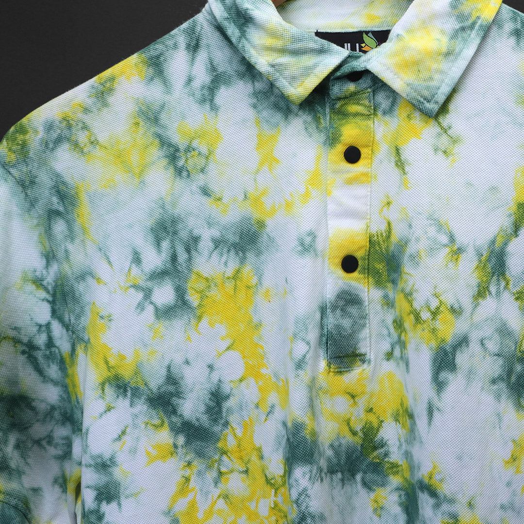 Tie Dye Polo Tee#8