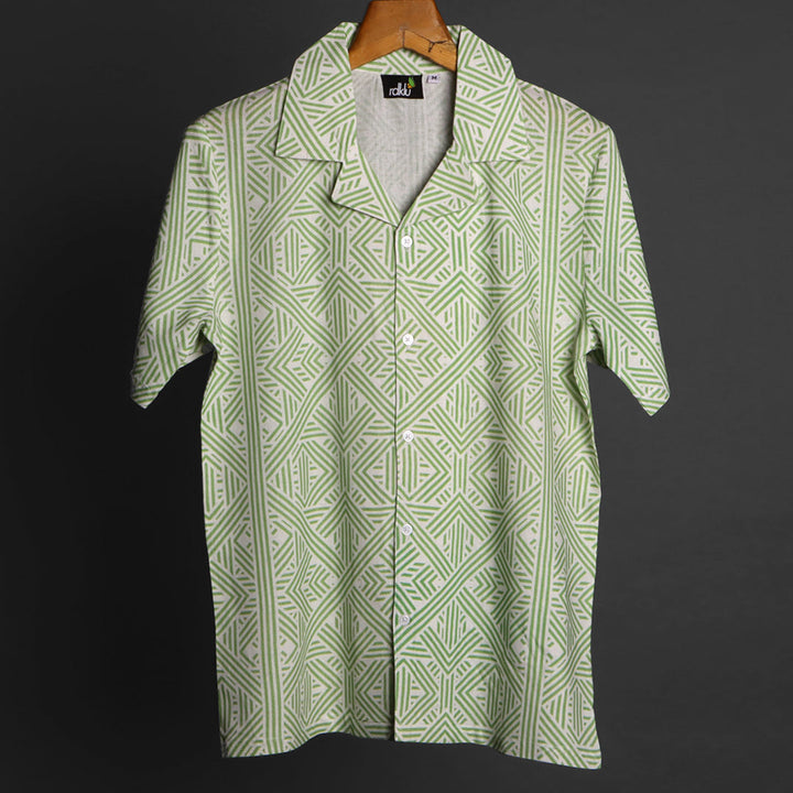 Prints - RDKLU -Cuban Collar Shirt For Men#465