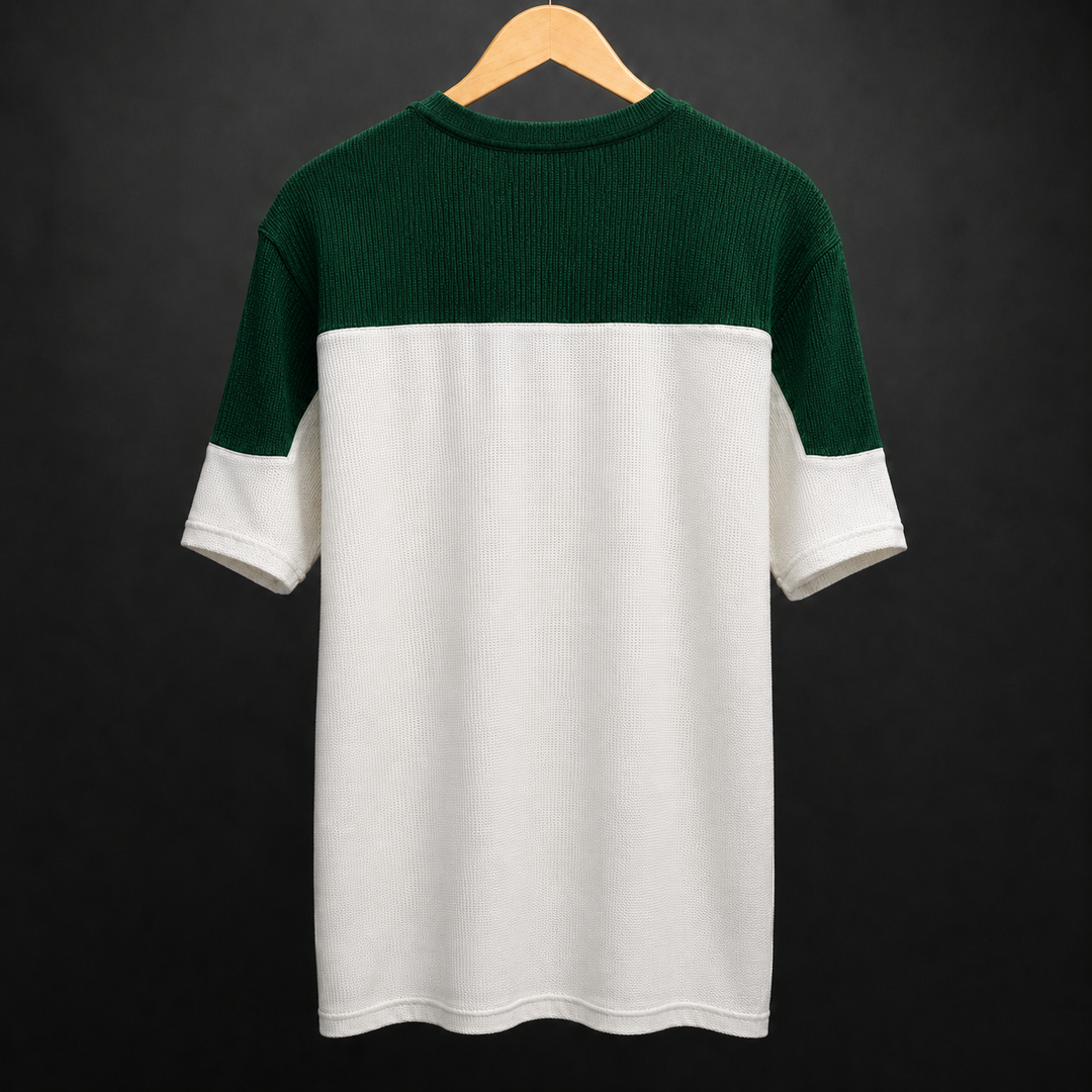 WAFFLE KNIT TEE#7