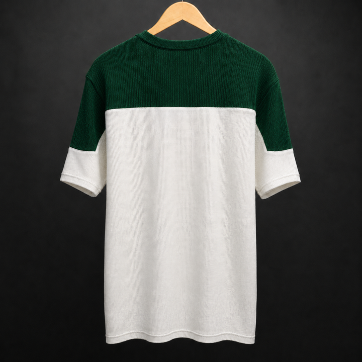 WAFFLE KNIT TEE#7
