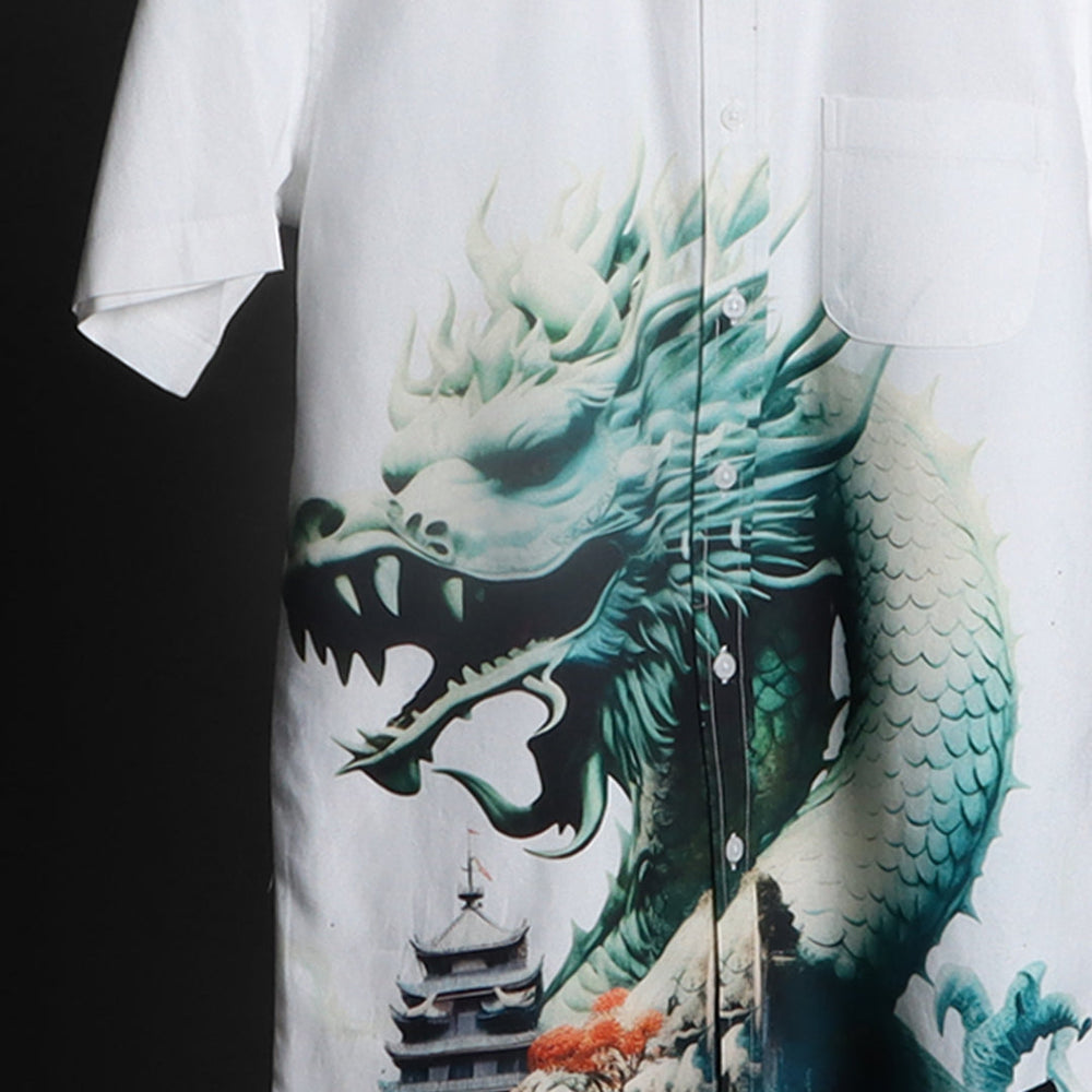 Prints - RDKLU * GODRICK Shirt For Men#625