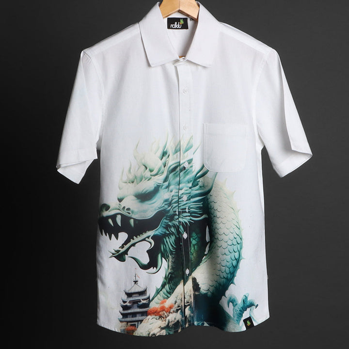 Prints - RDKLU * GODRICK Shirt For Men#625