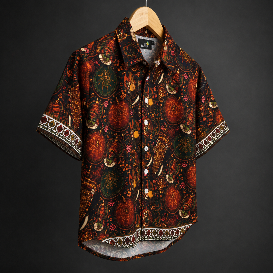 Kathakali * Printed CROP SHIRT#465