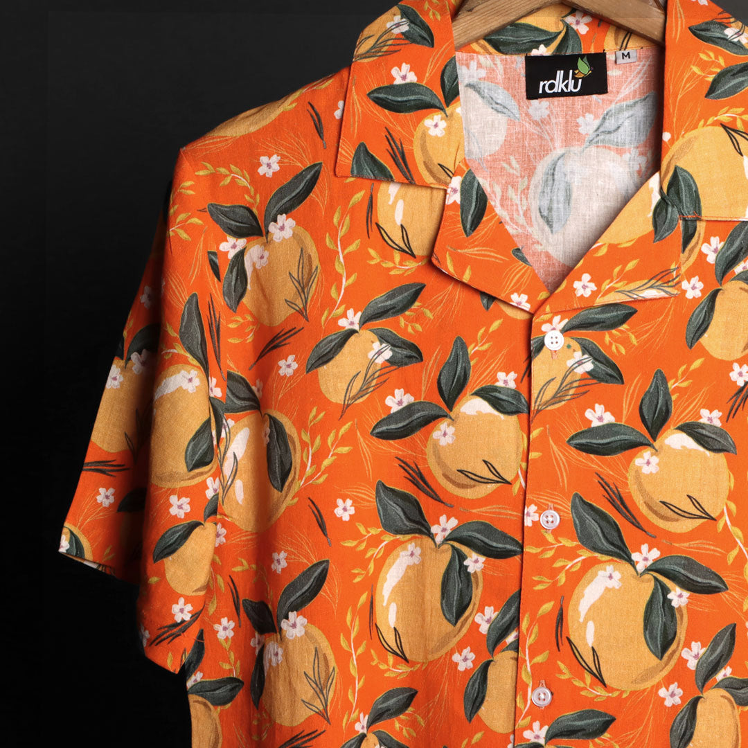 Prints - RDKLU - Cuban Collar Shirt For Men#459