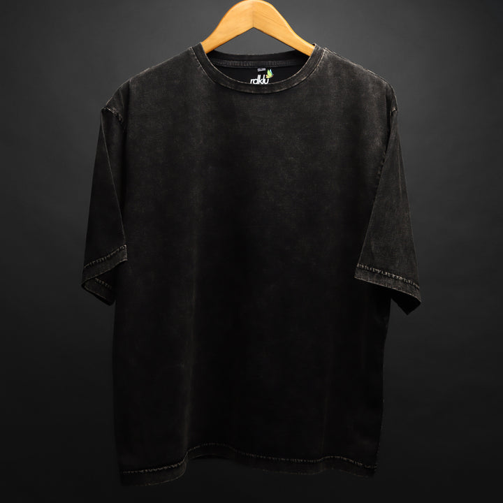 ACID WASH OVER SIZE TEE #34