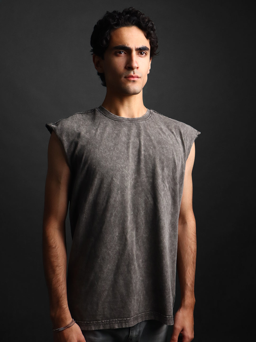 WASHED OUT * SLEEVELESS VEST #14
