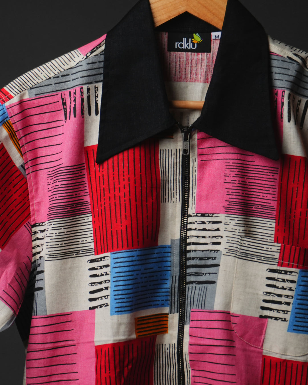U.N.O * Zipper Shirt #203