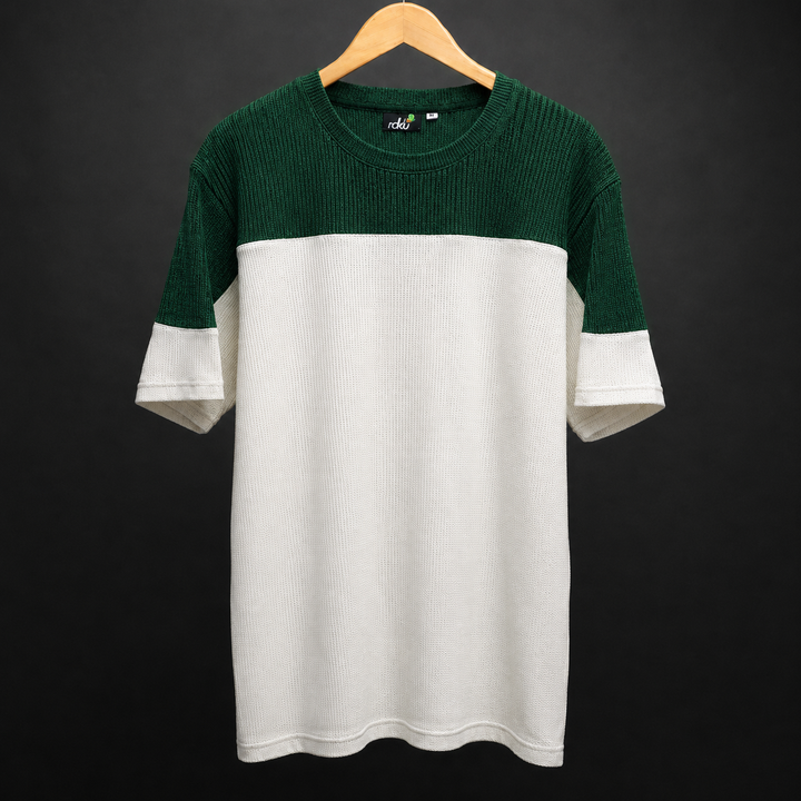 WAFFLE KNIT TEE#7