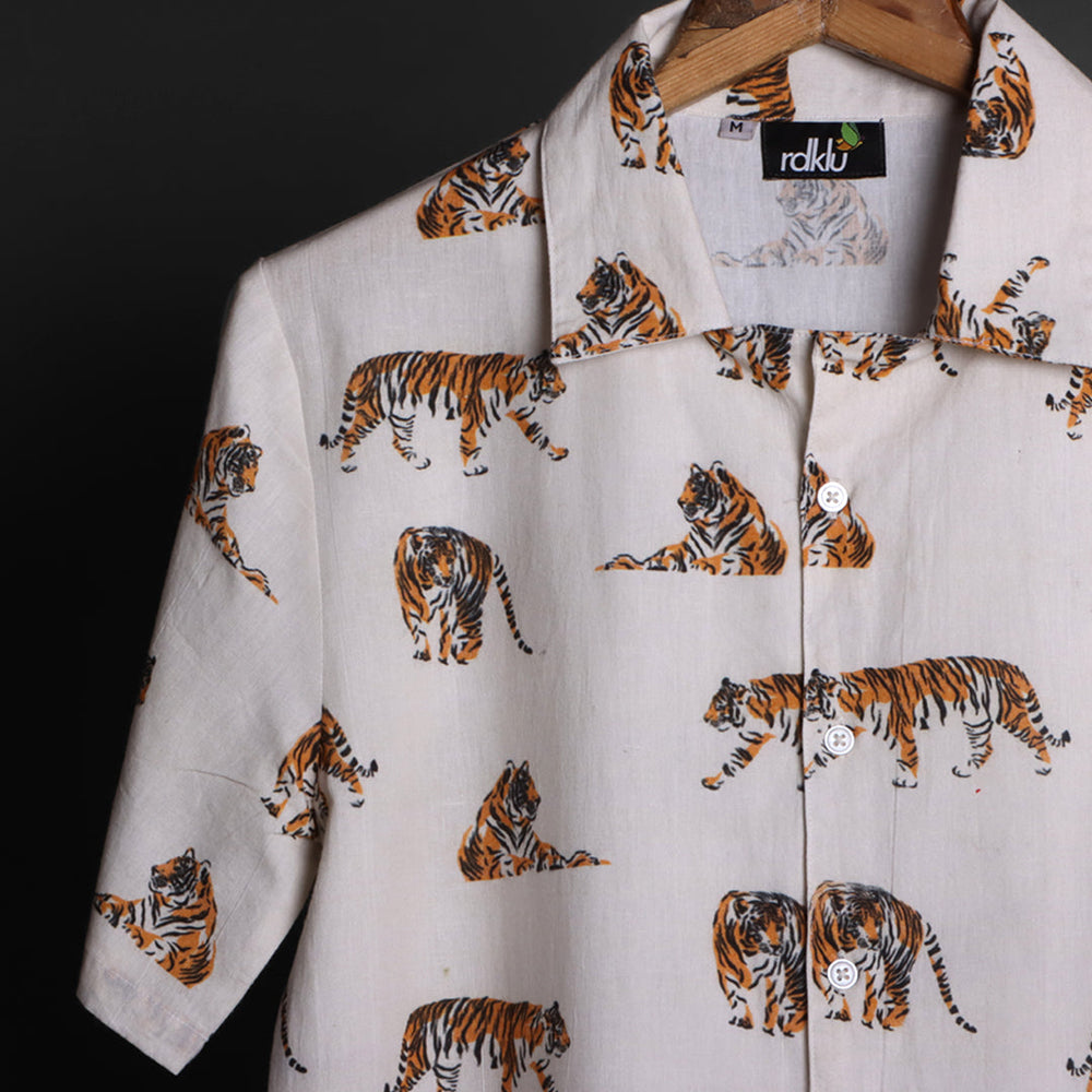 Prints - RDKLU -Cuban Collar Shirt For Men#515