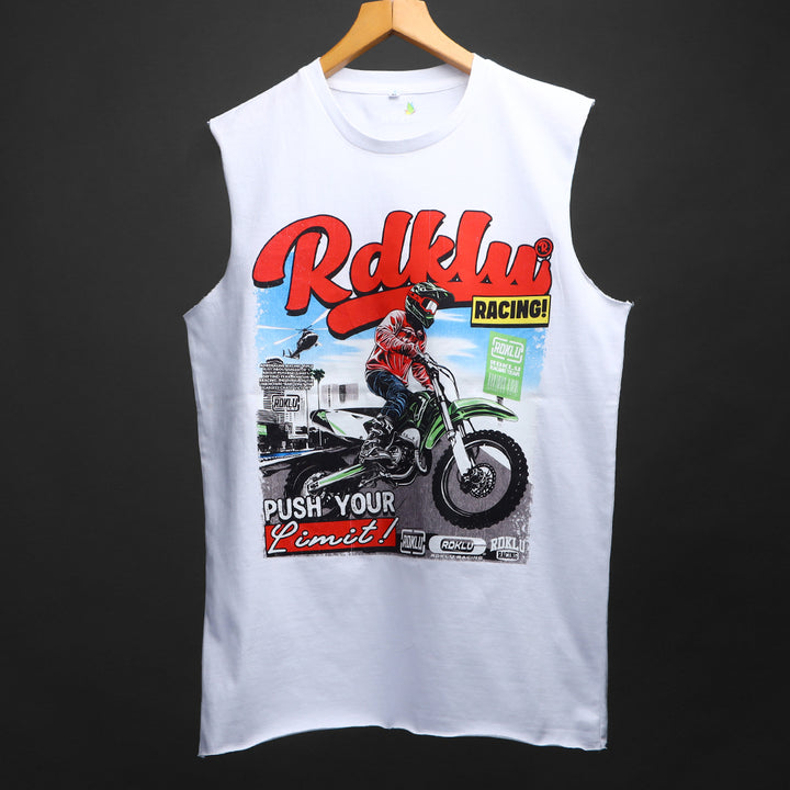 SUPERCROSS -Heavy GSM Cotton Sleeveless Vest#5