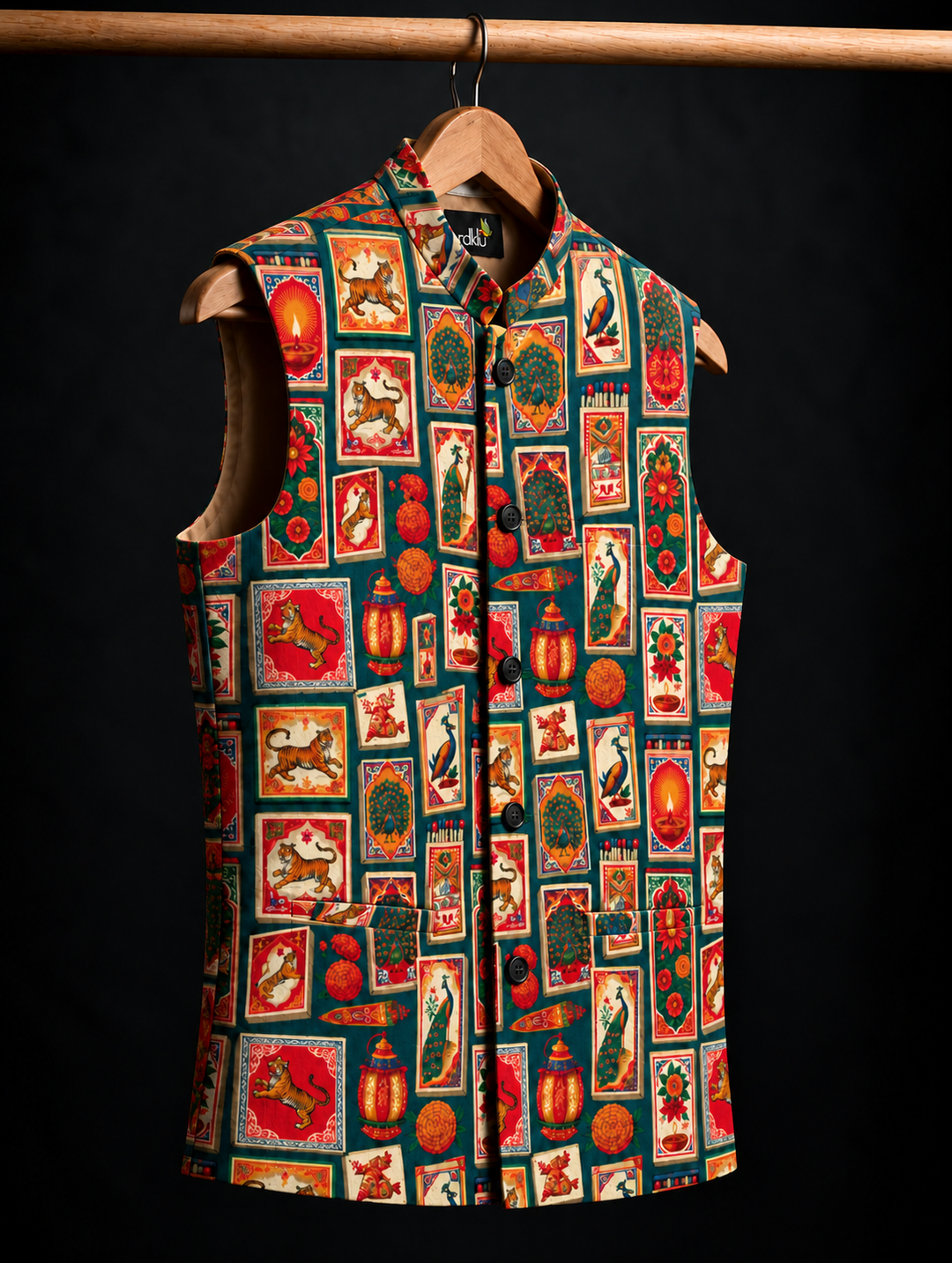 Shahi Chitra Printed Waistcoat #21