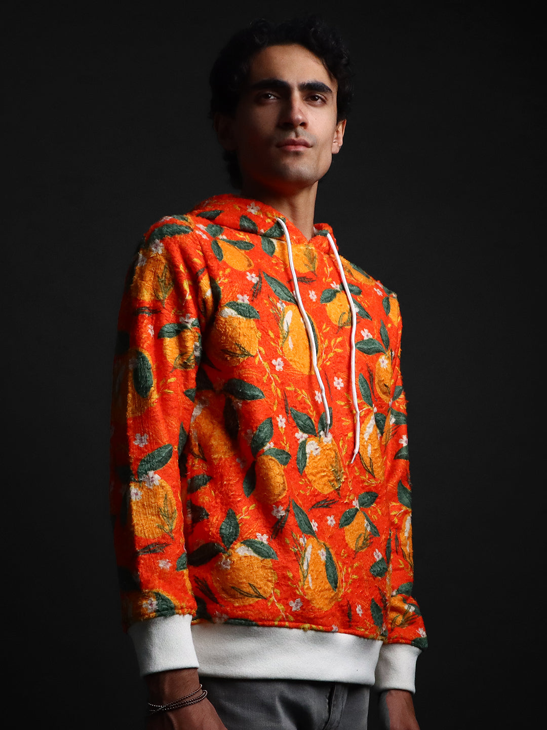 Unisex Printed Fur Hoodie #19