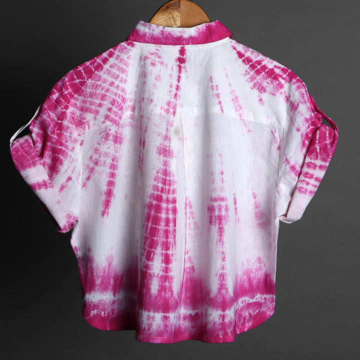 Crop Shirt - RDKLU-TIE & DYE CROP SHIRT#382