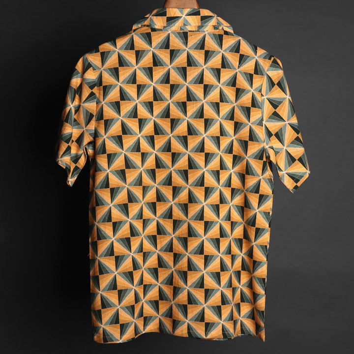 Prints - RDKLU  - Cuban Collar Shirt For Men#481