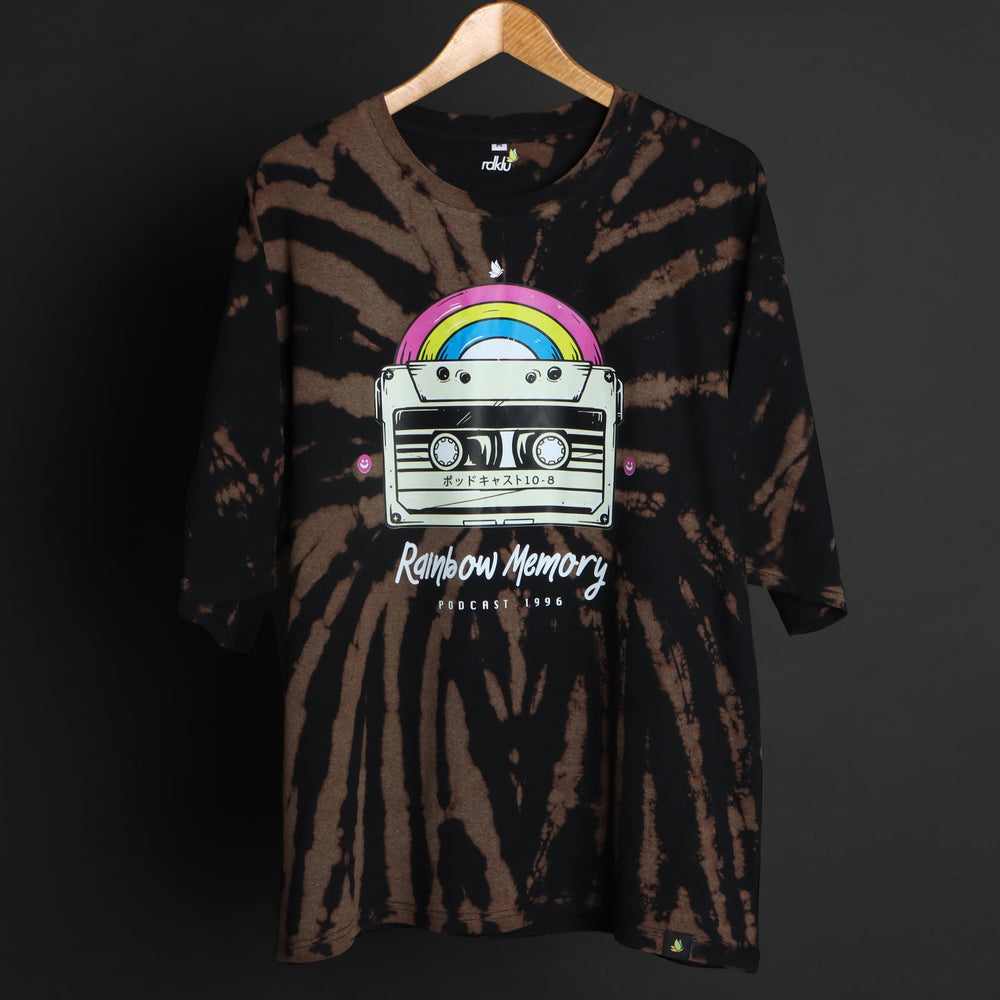 UNISEX OVERSIZE TEE - TIE DYE UNISEX PRINTED OVER SIZE TEE#33