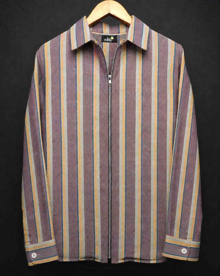 Retrovale Zip Shirt Front #187