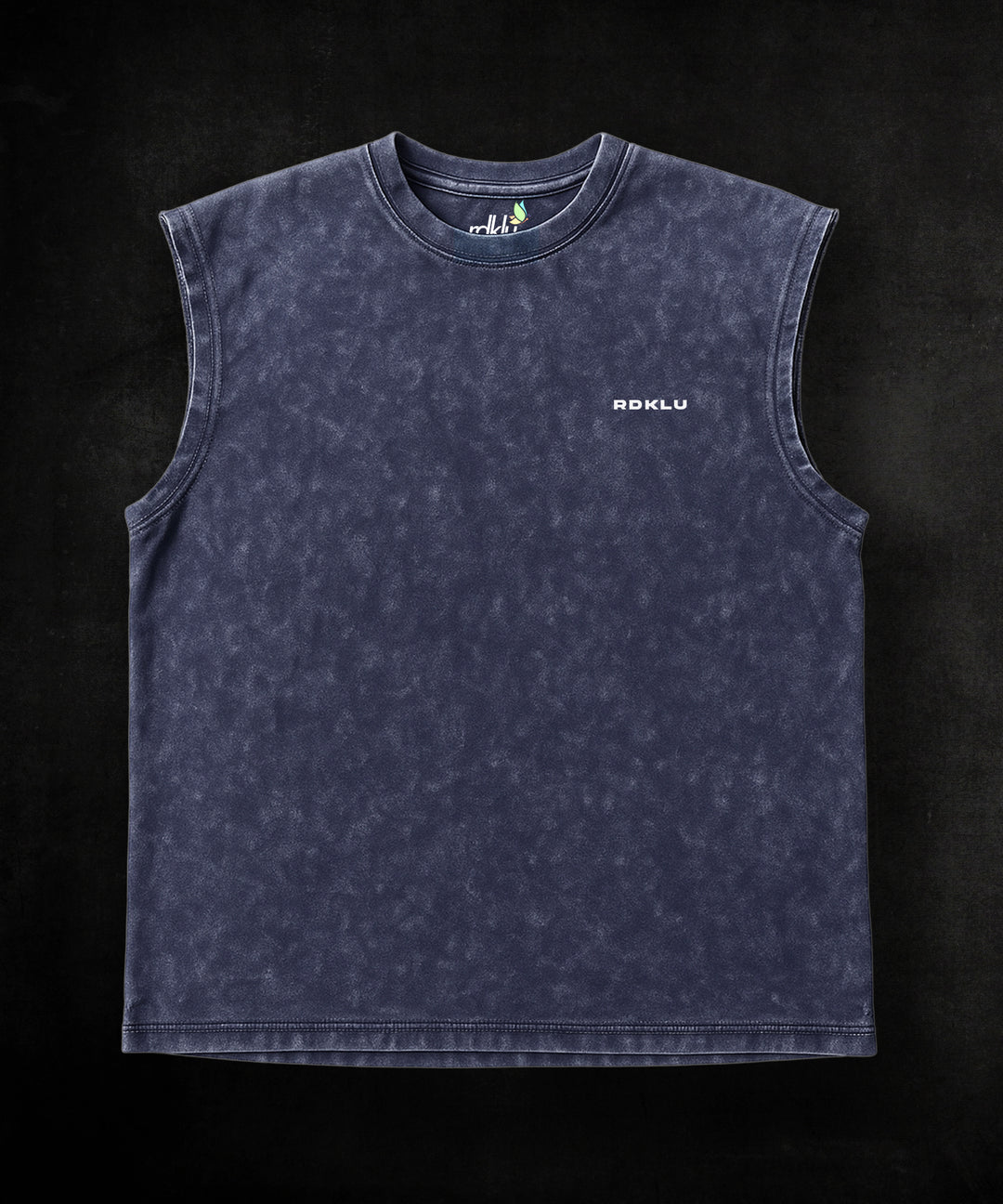 WASHED OUT PRINTED SLEEVELESS VEST #28