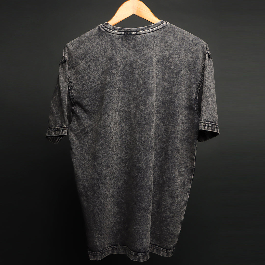 DOTONBORI - RAW EDGE HEAVY GSM ACID WASH OVERSIZED TEE