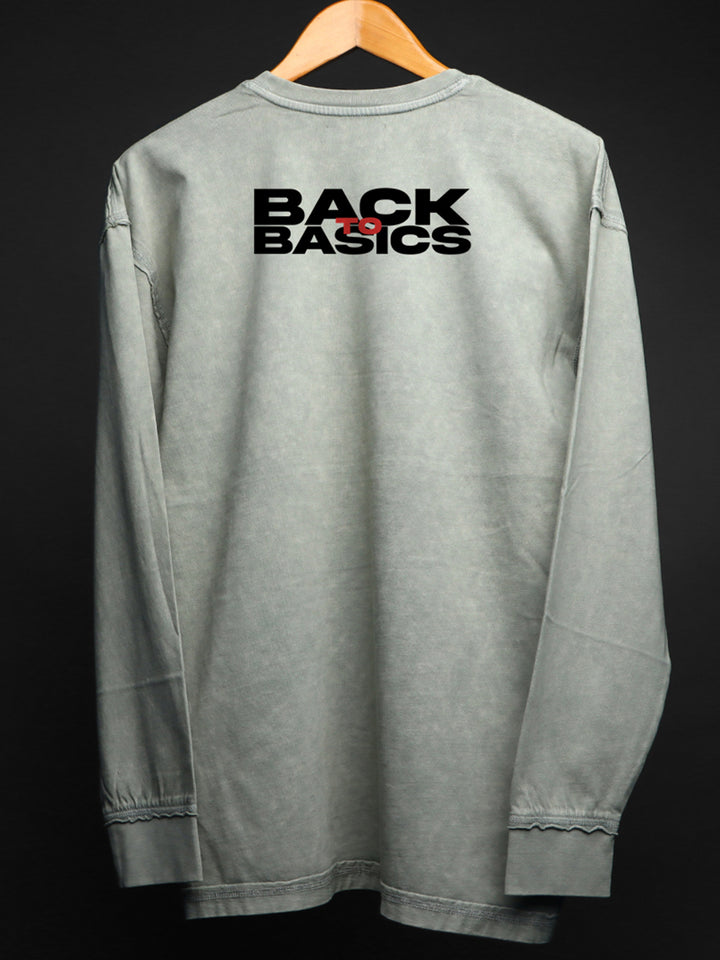 SILVER HAZE * WASHED OUT Printed SWEATSHIRT #20